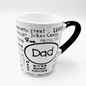 *DAD*MUG*FATHER*HERO*CERAMIC MUG*AWESOME FUNNY*GREAT B-DAY GIFT*